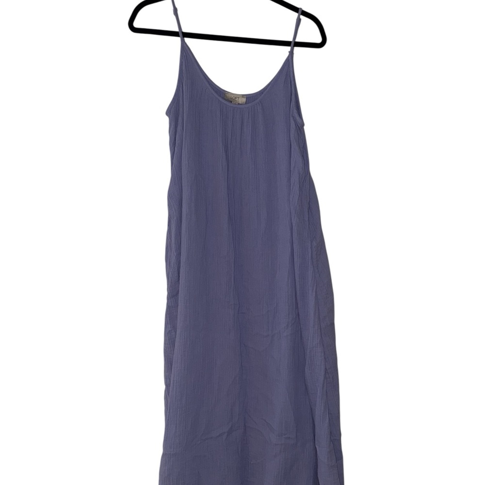 LOFT Lavender Textured Dress